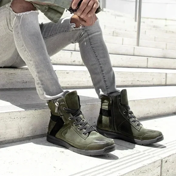 LGND Footwear The CALI Boot in Olive Green Size 10 - Picture 1 of 11